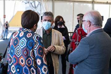 Brindis navideño del Cabildo con los medios de comunicación de Gran Canaria/TA y Acfi Press.
